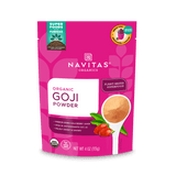 Navitas Organics 4oz. Goji Berry Powder front of bag
