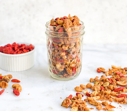 Grain-Free Almond Butter Granola Recipe