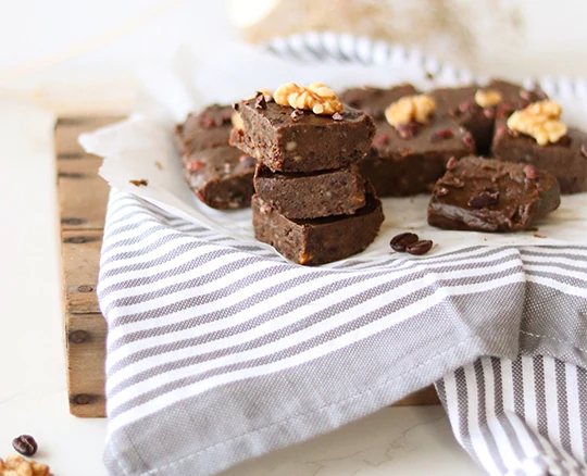 Mocha Walnut Fudge Brownies Recipe