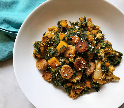 Sausage & Veggie Hemp Stir-Fry Recipe