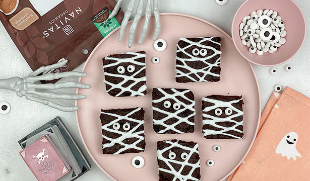 Vegan Cacao Mummy Brownies Recipe