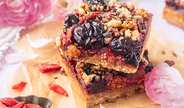 Super Berry & Cherry Squares Recipe