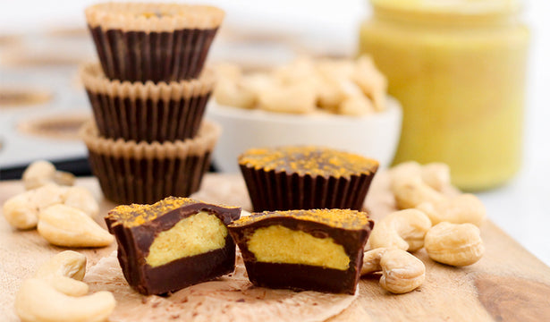 Golden Milk Cashew Butter Cups Recipe