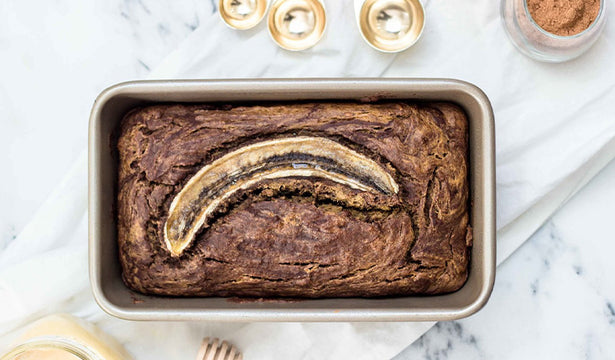 Marbled Cacao Banana Bread Recipe