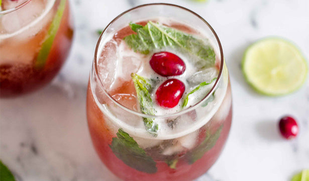 Cranberry Pomegranate Mojito Recipe