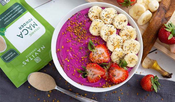 Pitaya Maca Smoothie Bowl Recipe