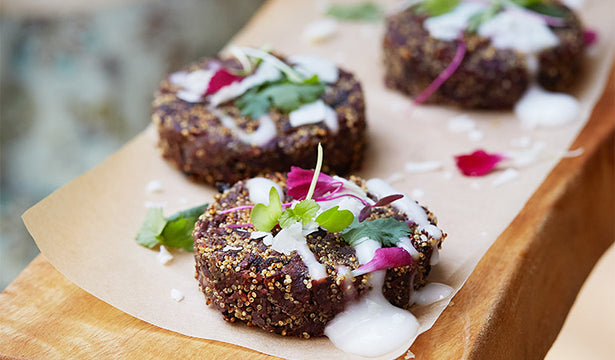 Amaranth & Purple Yam Croquettes Recipe
