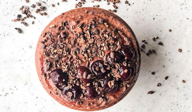 Chocolate Cherry Smoothie Bowl Recipe
