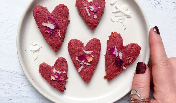 Beet Coconut Sugar Cookies Recipe