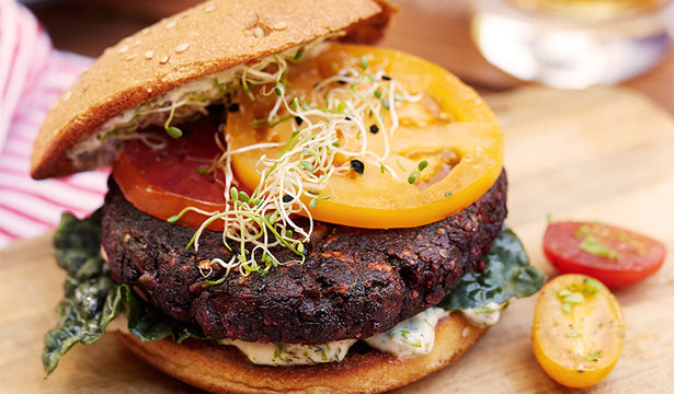 Lentil Beet Burgers Recipe