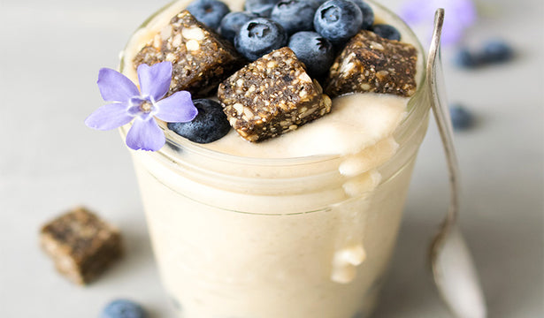 Maca Blueberry Power Snack Smoothie Recipe