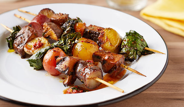 Marinated Mushroom Kabobs Recipe