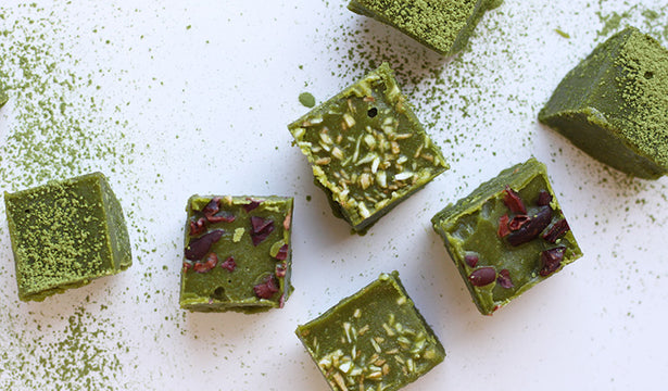Matcha Cashew Fudge Recipe