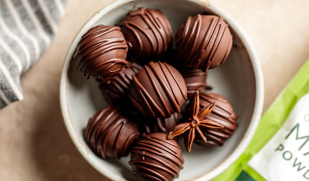 Maca Chai Truffles Recipe