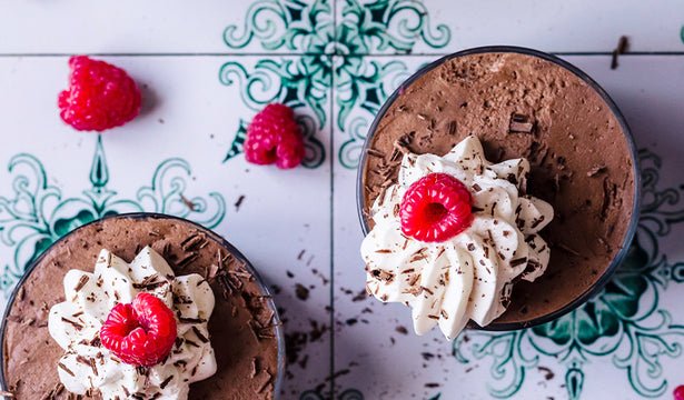 Raspberry Chocolate Maca Mousse Recipe
