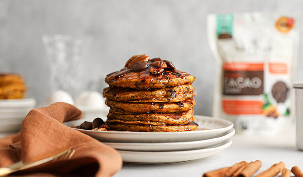 Pumpkin Chocolate Chunk Pancakes Recipe