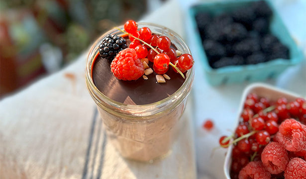 Chocolate Almond Butter Overnight Oats