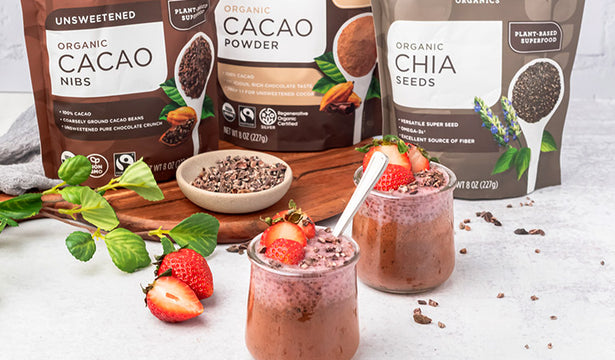 Chocolate Strawberry Chia Pudding Recipe