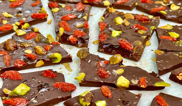 Chocolate Goji Berry Bark Recipe