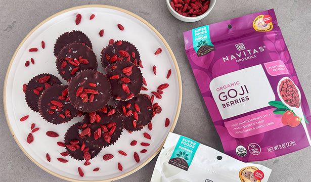 Goji Berry Peanut Butter Cups