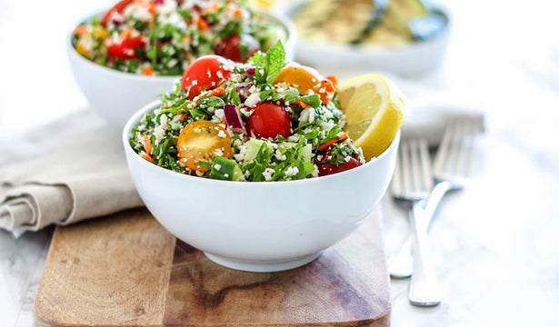 Hemp Cauliflower Rice Tabbouleh Recipe
