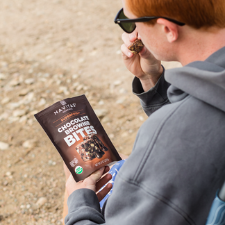 Superfood+ Chocolate Brownie BITES lifestyle image