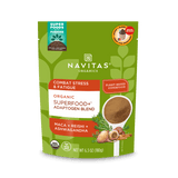 Navitas Organics Superfood+ Adaptogen Blend front of bag.